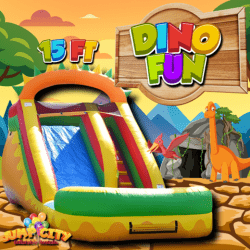 E7 Dino Fun 15ft Water Slide