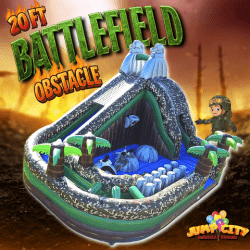 A9 Battlefield 20ft Slide Wet/Dry Obstacle Course