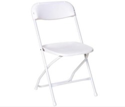 Folding Chair - White