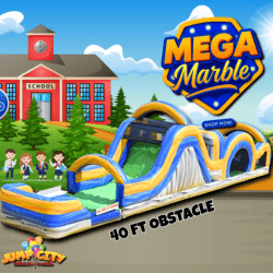 B9 40ft Challenge Mega-Marble Wet/Dry Obstacle Course