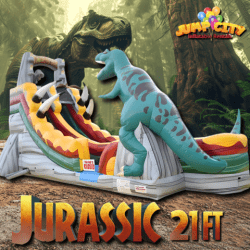 G2 21ft Jurassic Adventure Water Slide