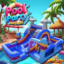 B15 Pool Party U-Turn Wet/Dry Obstacle Course