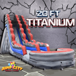E9 20ft Titanium Water Slide