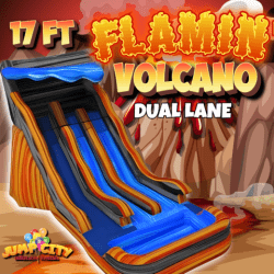 F7 17ft Flammin Volcano Dual Slide