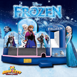 19ft X 20ft Frozen Inflatable Combo 4 in 1 Slide Combo