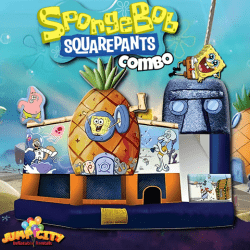 19ft x 20ft SpongeBob Inflatable Combo 4 in 1