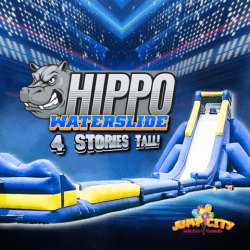 Hippo Water Slide - 4 Stories Tall