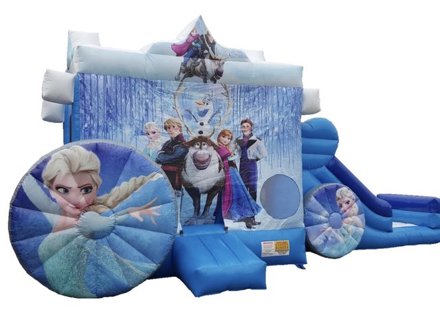 eden prairie frozen combo Bounce House with Slide Rentals in Eden Prairie | Jump City Inflatables