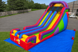 24ft20dual20lane20dry20inflatable20slide20rental201 1776554 1 G13 24ft Dual Lane Dry Slide