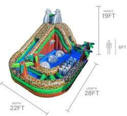 Battlefield20Bounce20House20Dimentions 1776464432 Battlefield 20ft Slide Wet/Dry Obstacle Course
