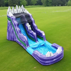 Dark20Night20inflatable20water20slide20rental201 1776550215 F9 16ft Dark Night Water Slide with Pool