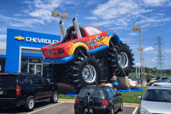 Monster20Truck20Inflatable20rental201 1776317708 B4 Monster Truck Bounce N' Slide (Requires 2 Blowers)