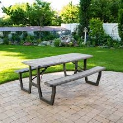 6ft Picnic Table - Curbside Delivery