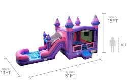 Pink20Dual20Lane20Dimentions 1776448620 I6 16x32 Pink Dual Slide Wet/Dry Combo