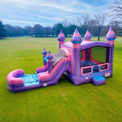 Pink20Dual20Water20Bounce20House 1776448621 I6 16x32 Pink Dual Slide Wet/Dry Combo