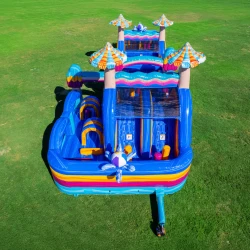 Pool20Party20Inflatable203 1776316371 B15 Pool Party U-Turn Wet/Dry Obstacle Course