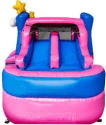 enchanted20toddler20pink20wet20dry20bounce20house 177657023 1 Mini Enchanted Toddler Wet/Dry Bounce House