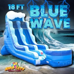 18ft Blue Wave Water Slide