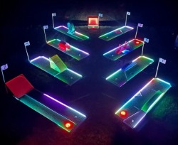 6 Hole - Portable LED Mini Golf
