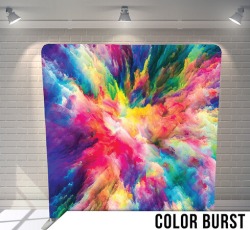 Color Burst Photo Booth Backdrop