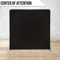 Center Of Attention Photo Booth Backdrop