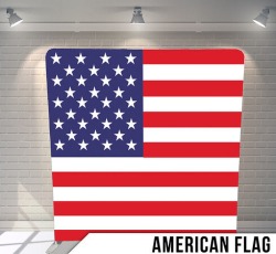 American Flag Photo Booth Backdrop