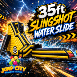 35ft Slingshot Water Slide - Wet or Dry