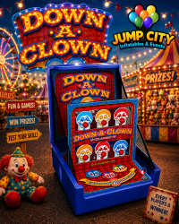 Down A Clown Carnival Case Game