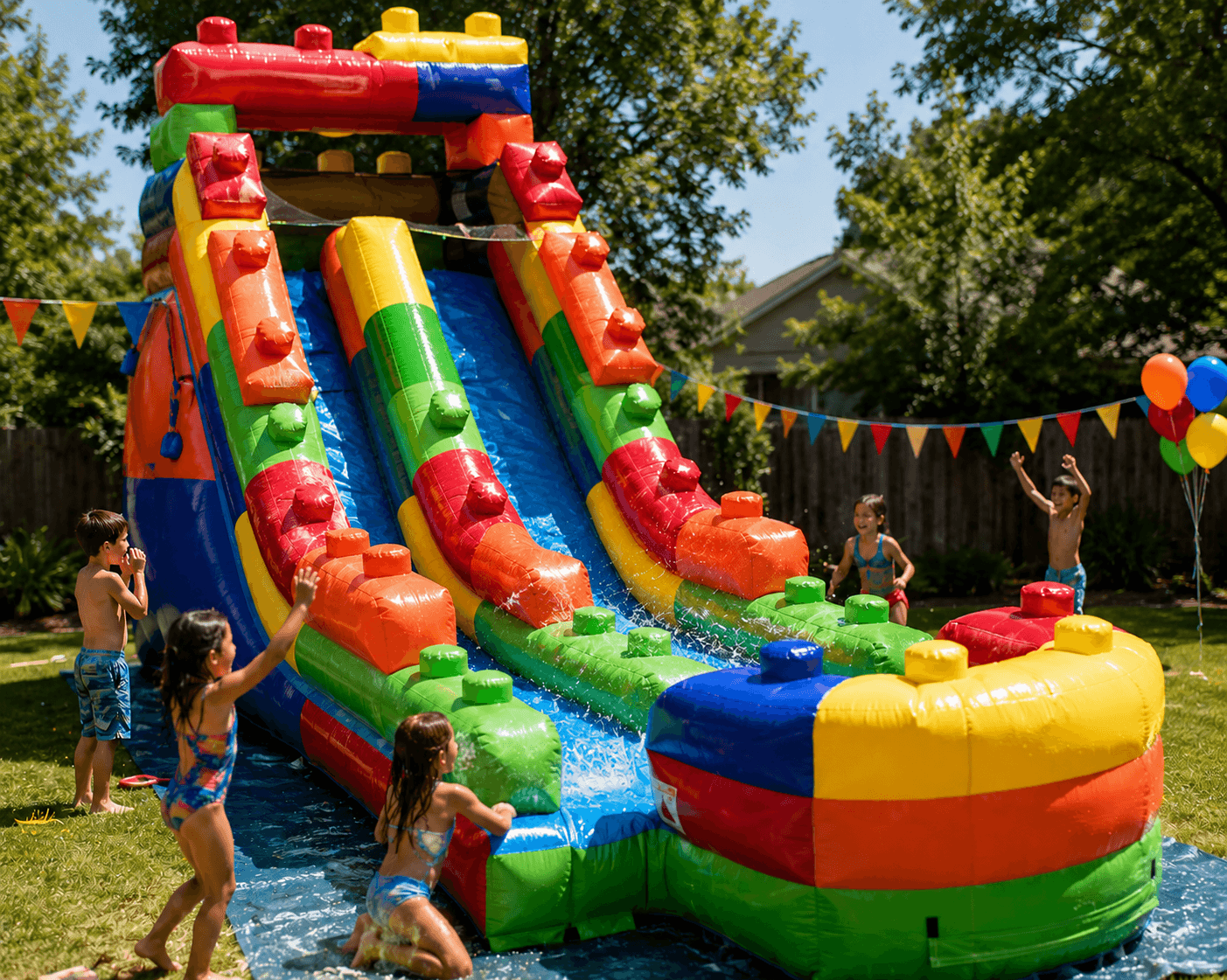 Inflatable setup
