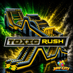 143ft Toxic Rush Obstacle Course