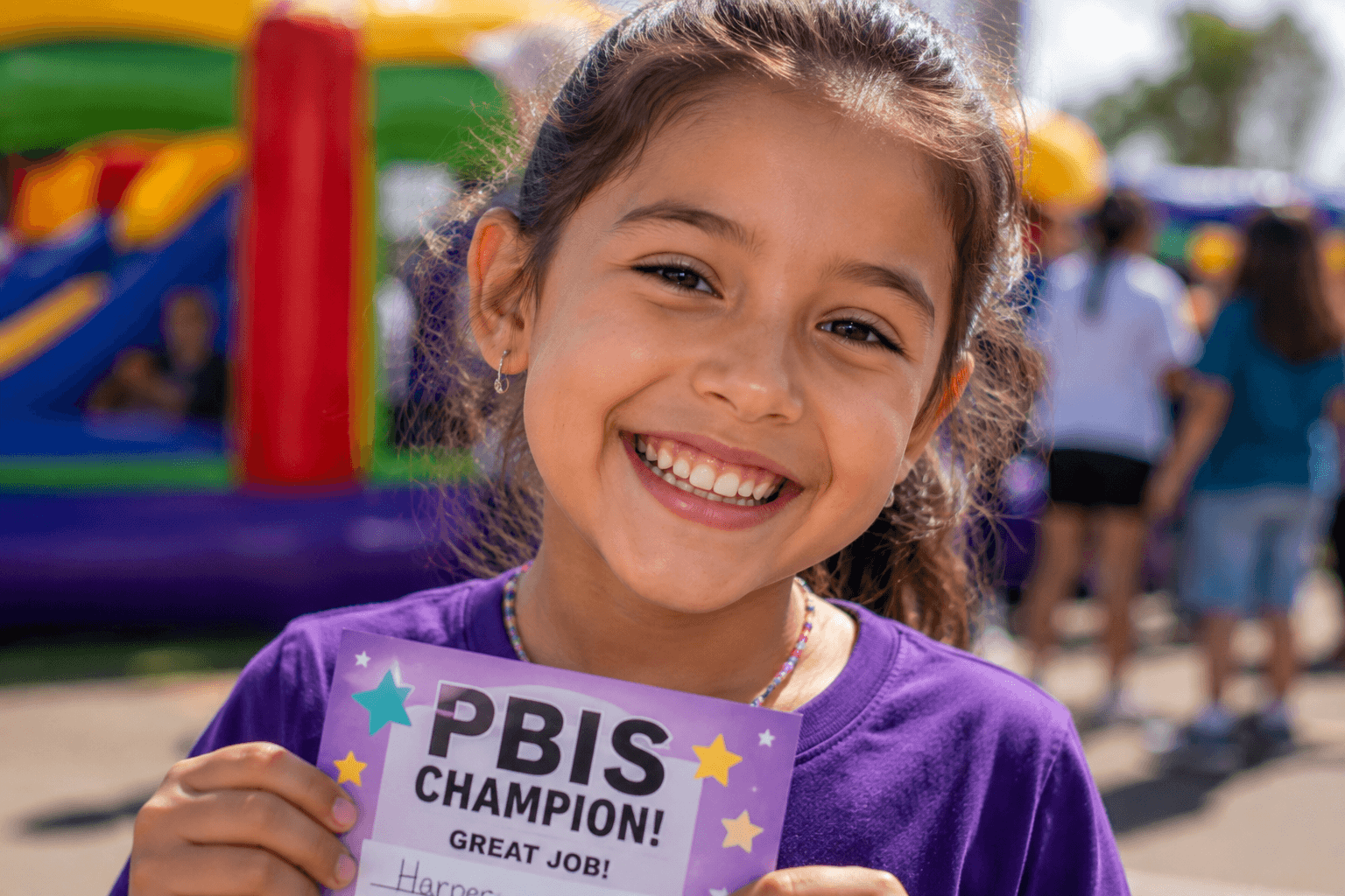 School Events: PBIS Reward Events 1 Inflatable rentals at a Twin Cities PBIS reward event
