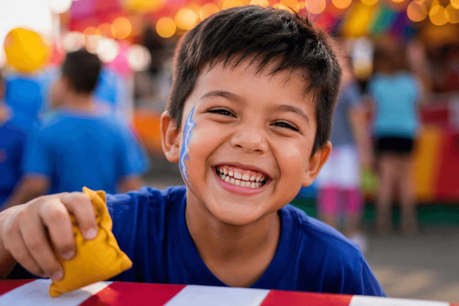 School Events: School Carnivals 1 Inflatable midway at a Twin Cities school carnival