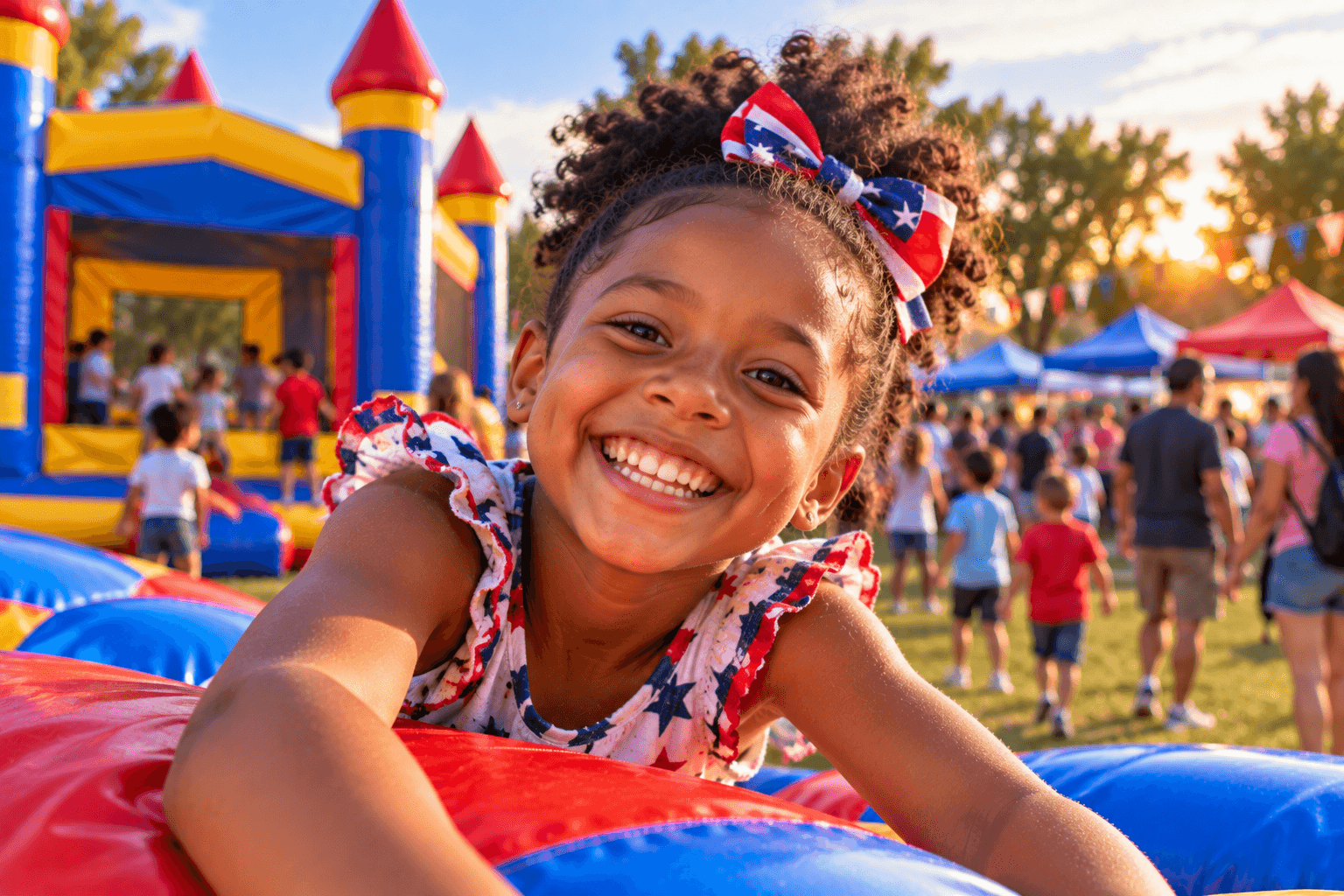 City Events: National Night Ot 1 Inflatable rentals at a Twin Cities National Night Out block party